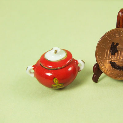 Collectible Red COOKIE JAR - EP 05016 - Click Image to Close